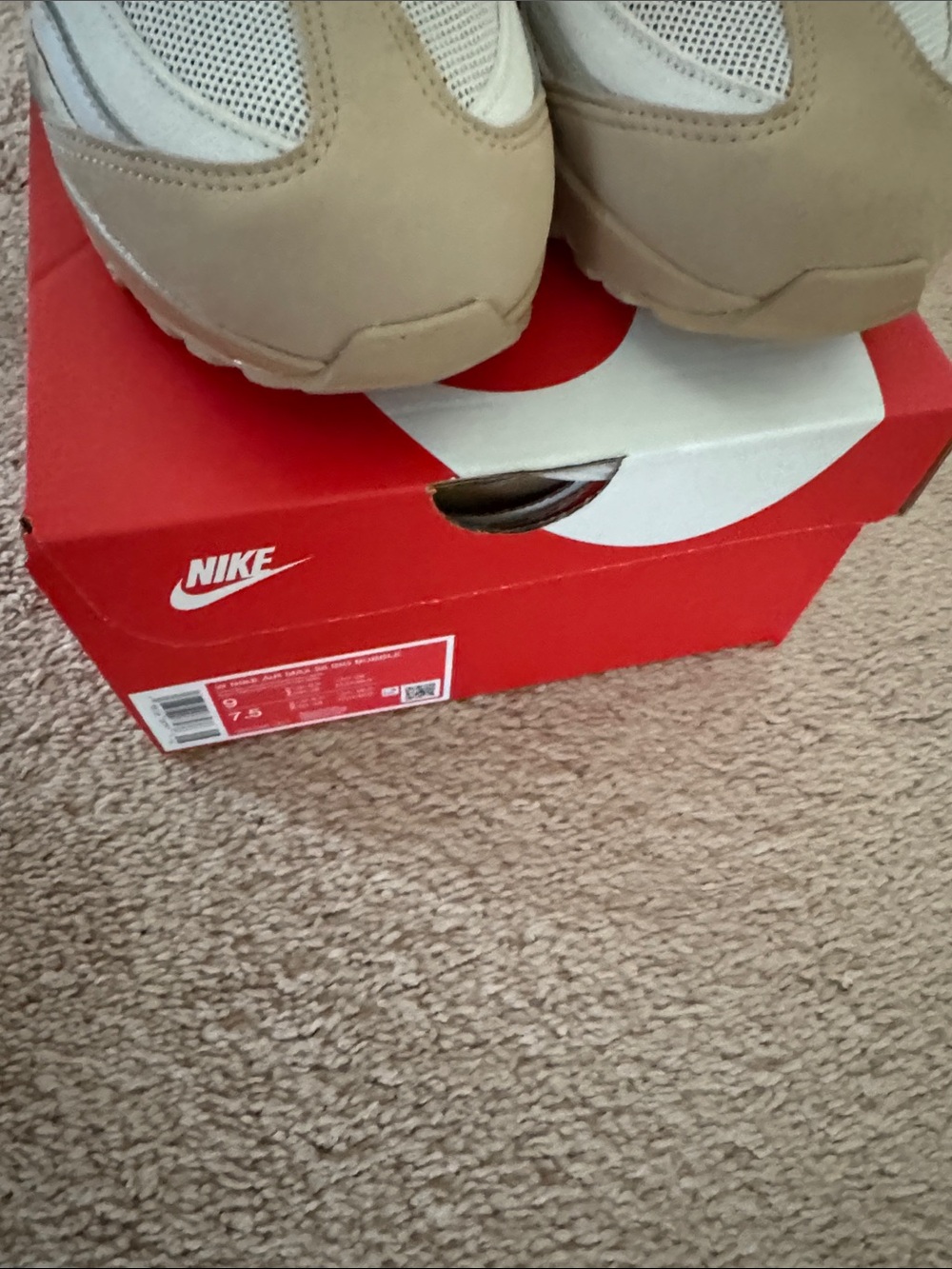 Nike Women’s Sneakers White Pink Tan Accents - Picture 2 of 10